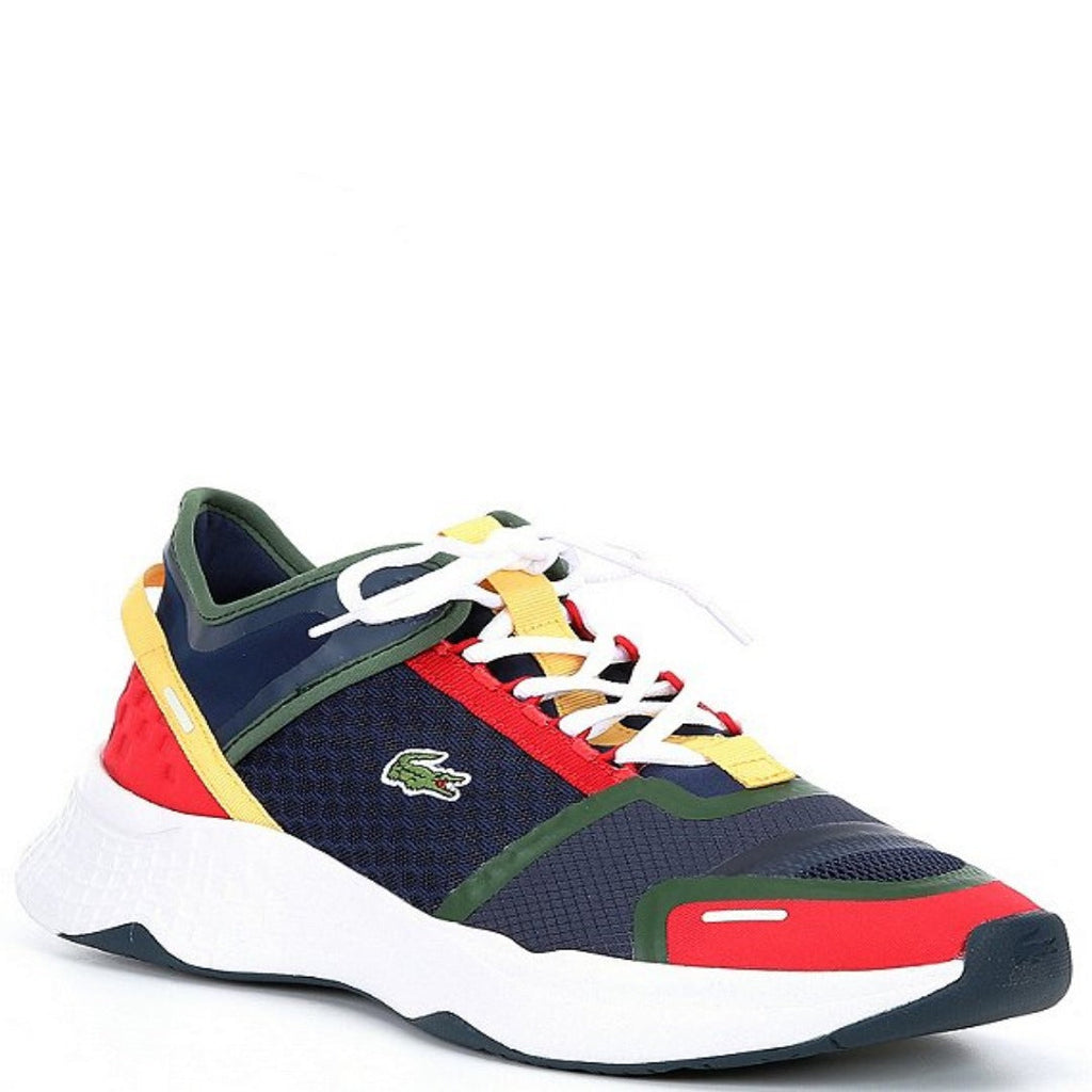 New Arrival LACOSTE COURT-DRIVE VNT  7222 SMA  TEXT - MENS /NAVY /GREEN