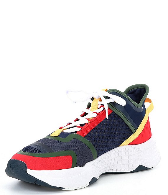 New Arrival LACOSTE COURT-DRIVE VNT  7222 SMA  TEXT - MENS /NAVY /GREEN