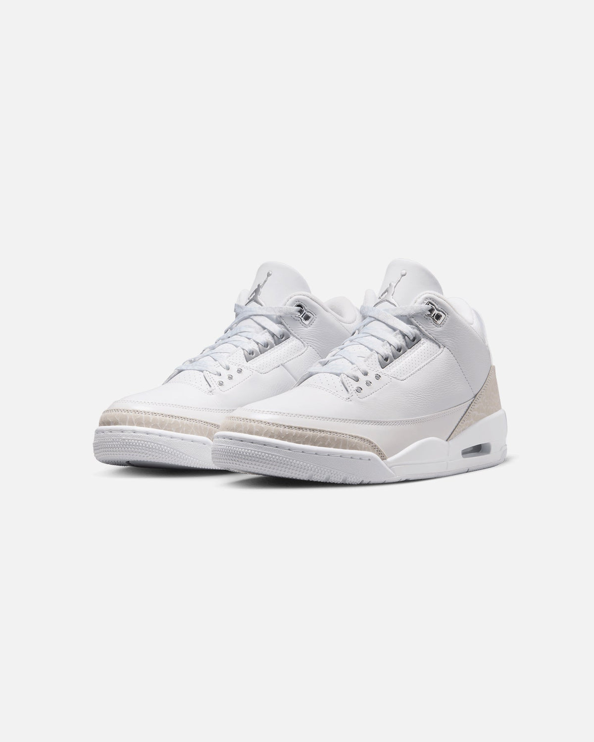 HOT Products Jordan Air Jordan 3 Retro "Pure Money" White/Silver
