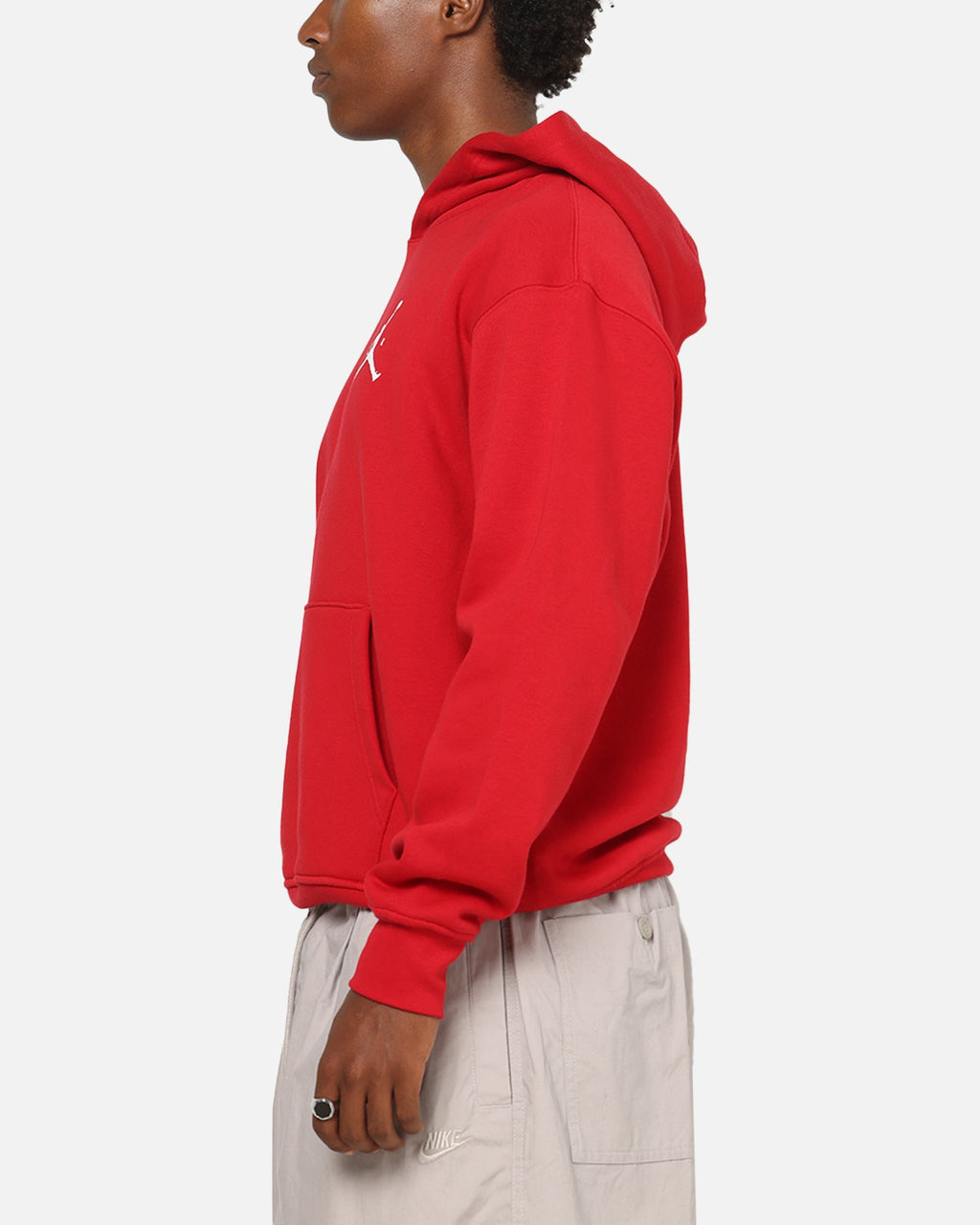 HOT Products Jordan Jumpman Fleece Pullover Hoodie Gym Red/White