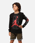 HOT Products Jordan Kids' AJ Mirror Game Long Sleeve T-Shirt Black