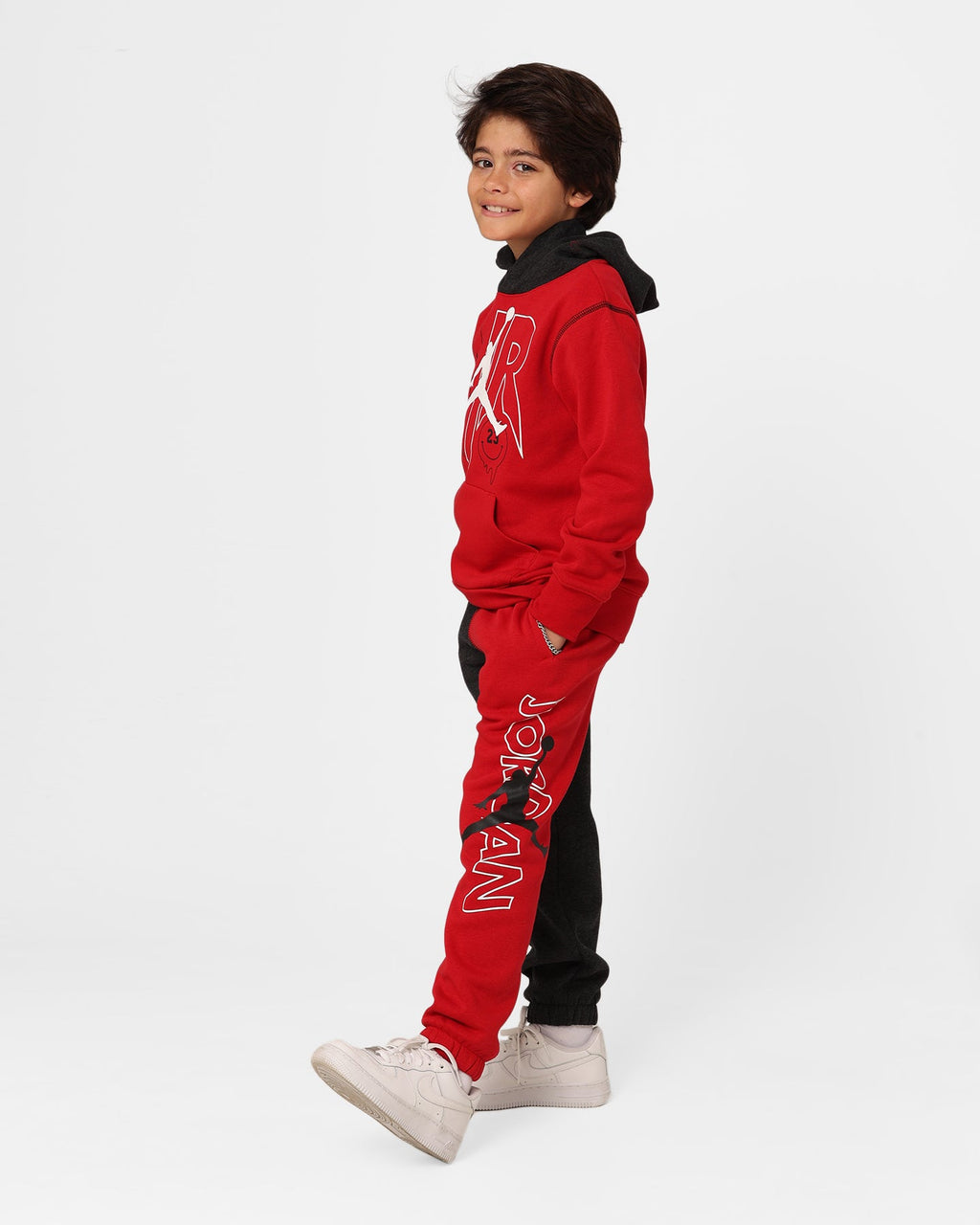 HOT Products Jordan Kids' Lucid Dreams Fleece Hoodie Gym Red