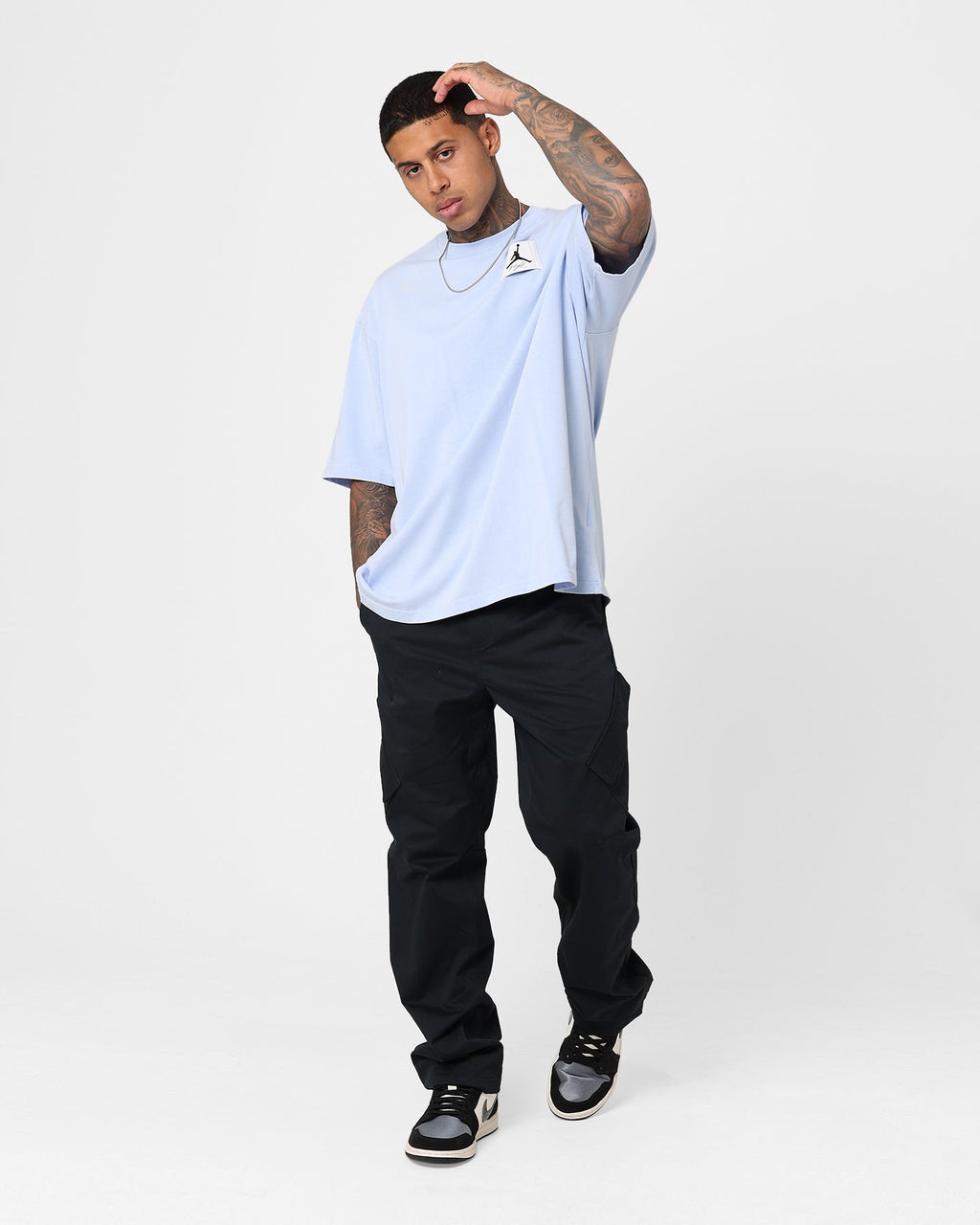 HOT Products Jordan Flight Essentials Oversized T-Shirt Royal Tint