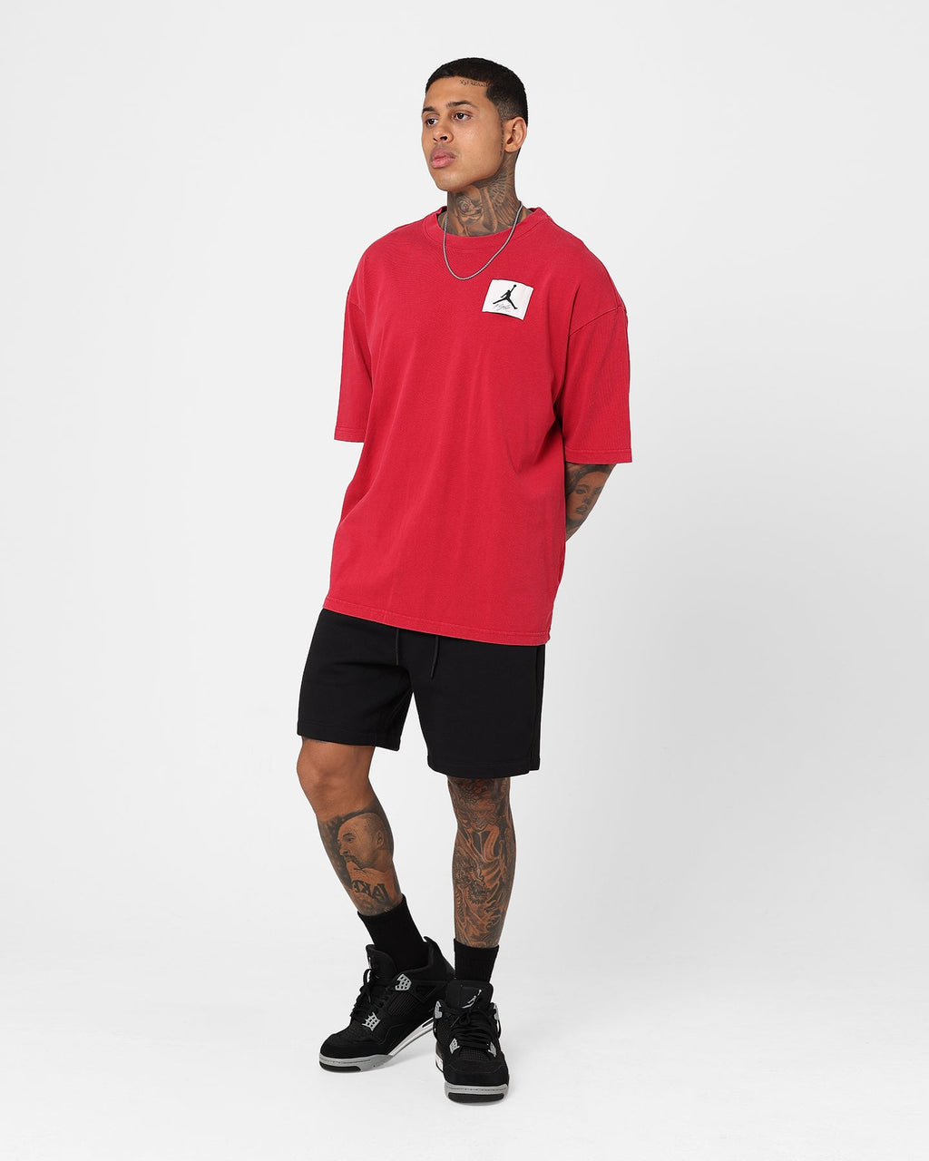 HOT Products Jordan Flight Essentials Oversized T-Shirt Cardinal Red