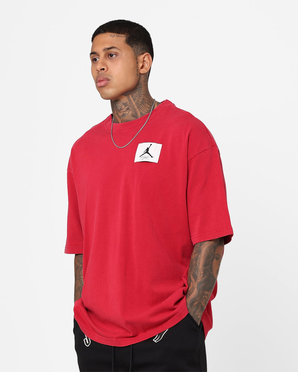 HOT Products Jordan Flight Essentials Oversized T-Shirt Cardinal Red