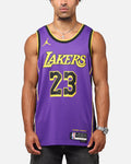 HOT Products Nike Los Angeles Lakers Lebron James Dri-FIT Swingman Jersey Field Purple