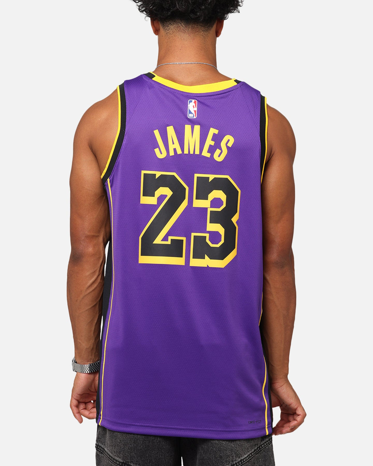 HOT Products Nike Los Angeles Lakers Lebron James Dri-FIT Swingman Jersey Field Purple