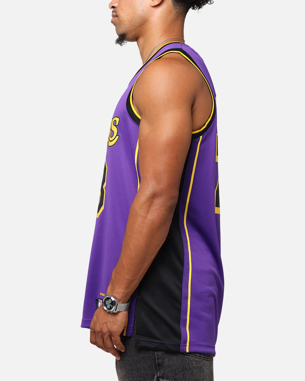 HOT Products Nike Los Angeles Lakers Lebron James Dri-FIT Swingman Jersey Field Purple