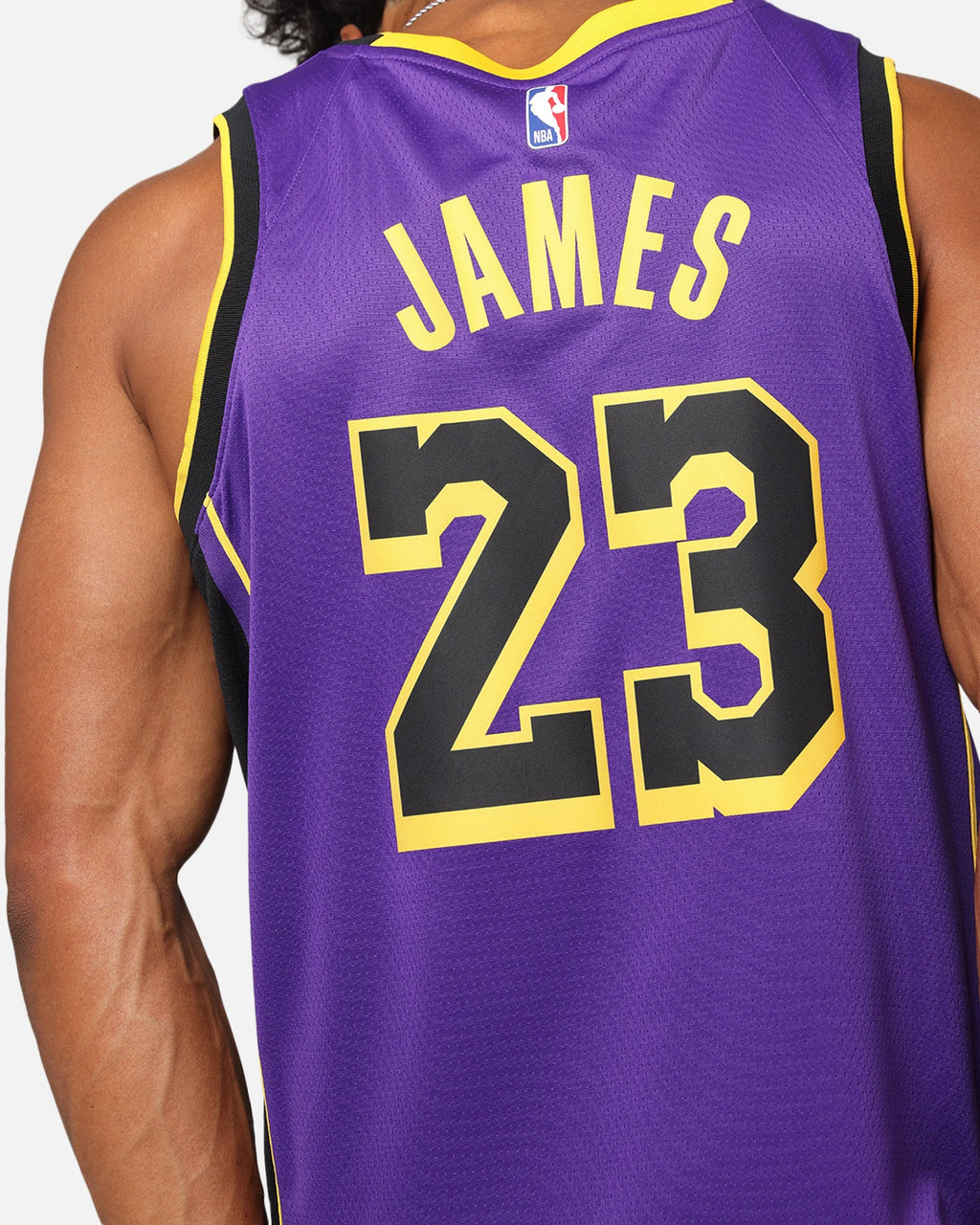 HOT Products Nike Los Angeles Lakers Lebron James Dri-FIT Swingman Jersey Field Purple