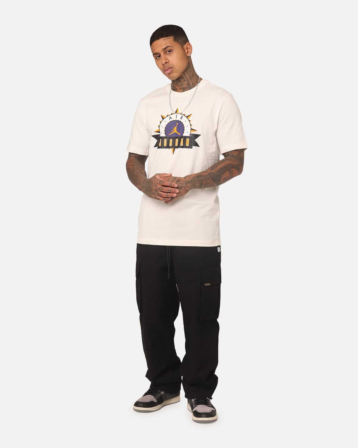 HOT Products Jordan Flight MVP Crewneck T-Shirt Sail/Sky J Purple