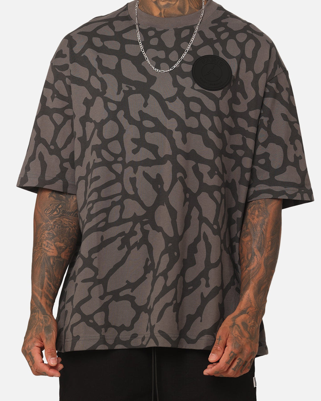 HOT Products Jordan X Paris Saint-Germain Statement Graphic T-Shirt Iron Grey