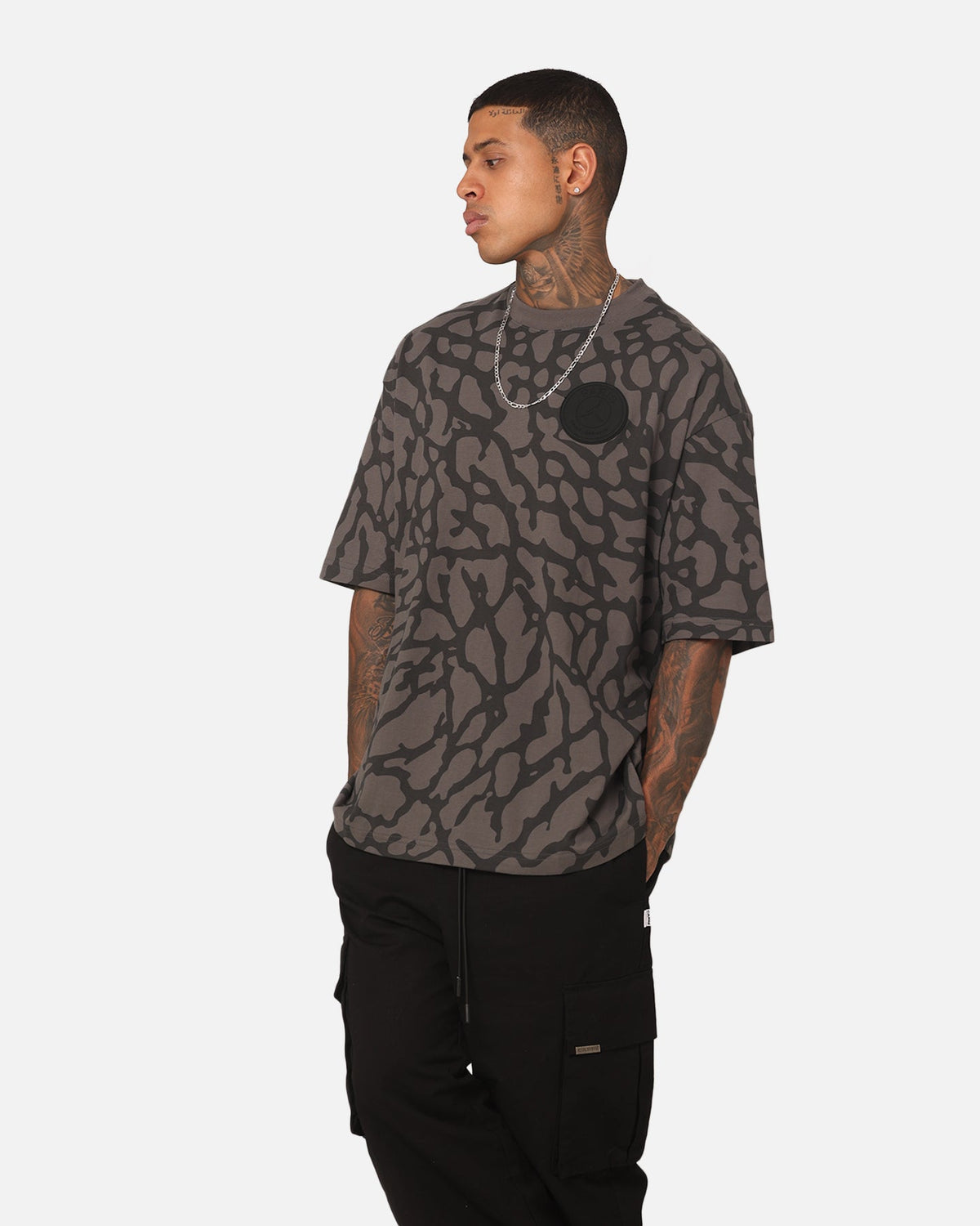 HOT Products Jordan X Paris Saint-Germain Statement Graphic T-Shirt Iron Grey