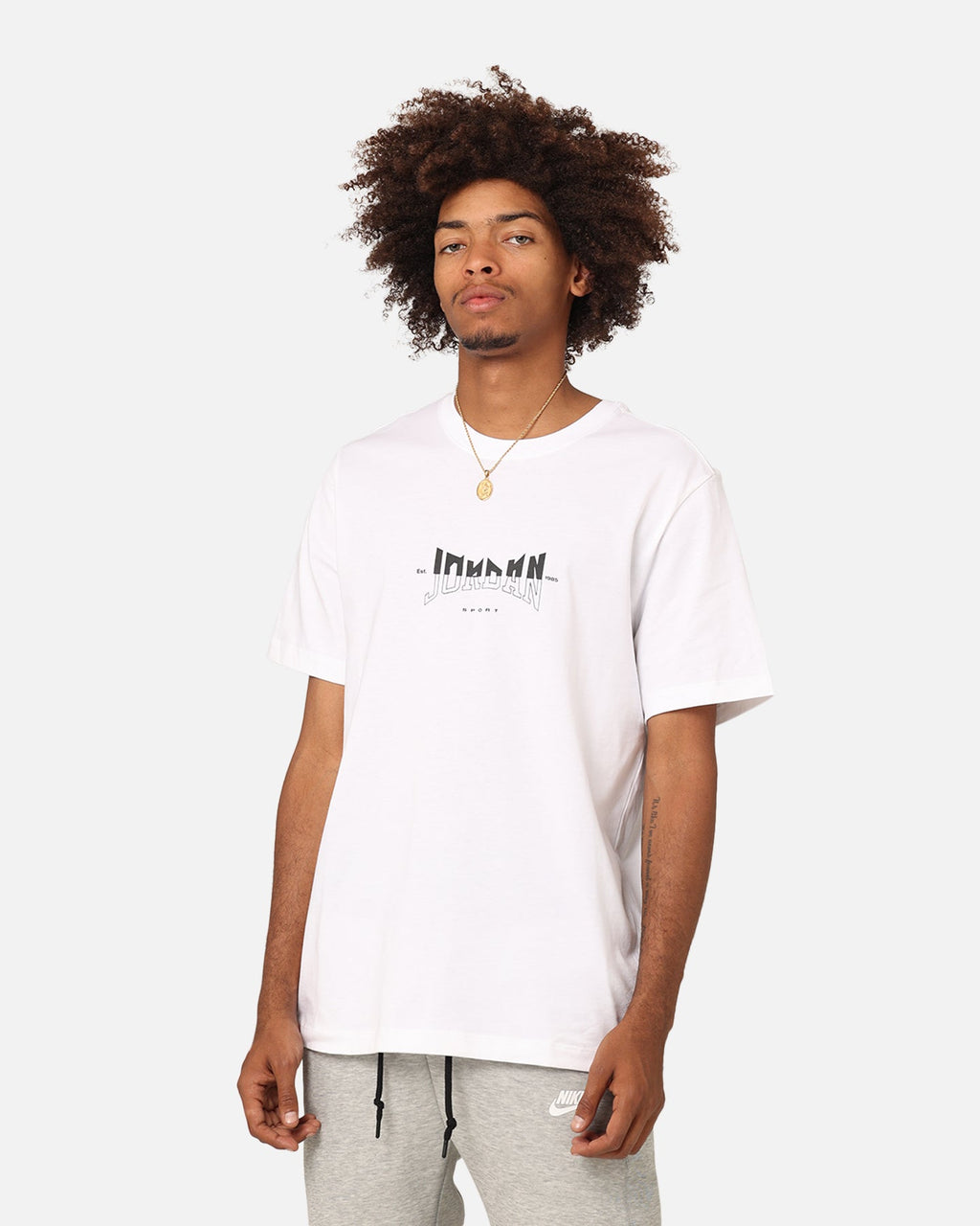 HOT Products Jordan Sports Graphic T-Shirt White/Black