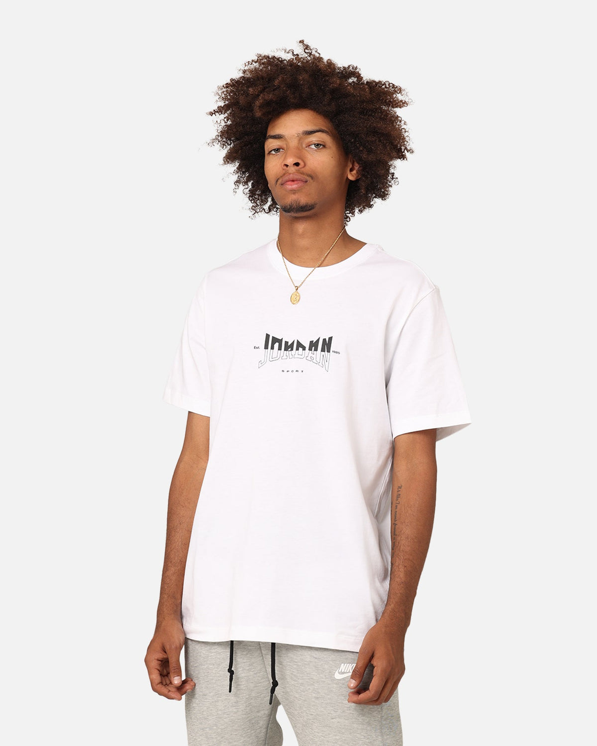 HOT Products Jordan Sports Graphic T-Shirt White/Black