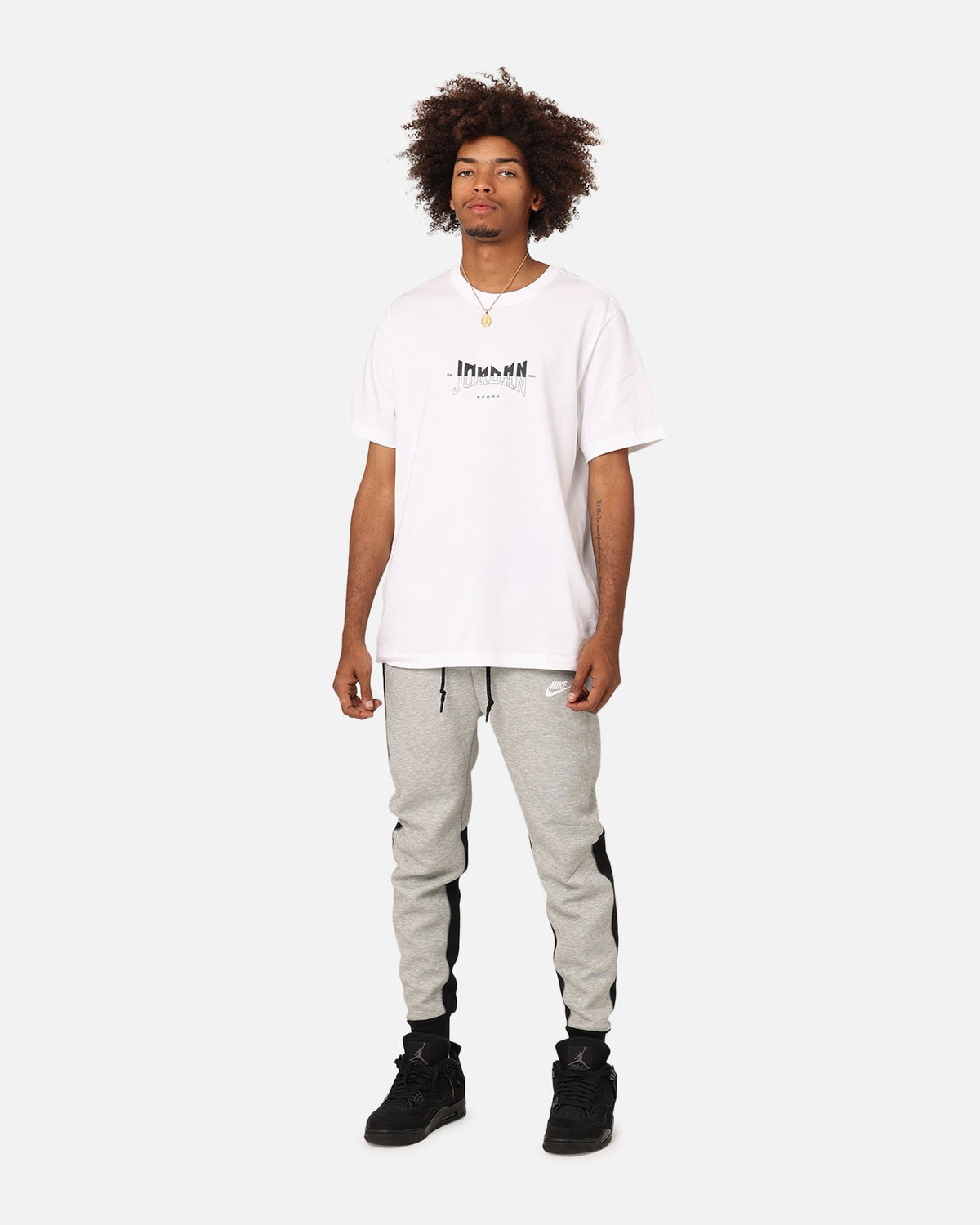HOT Products Jordan Sports Graphic T-Shirt White/Black