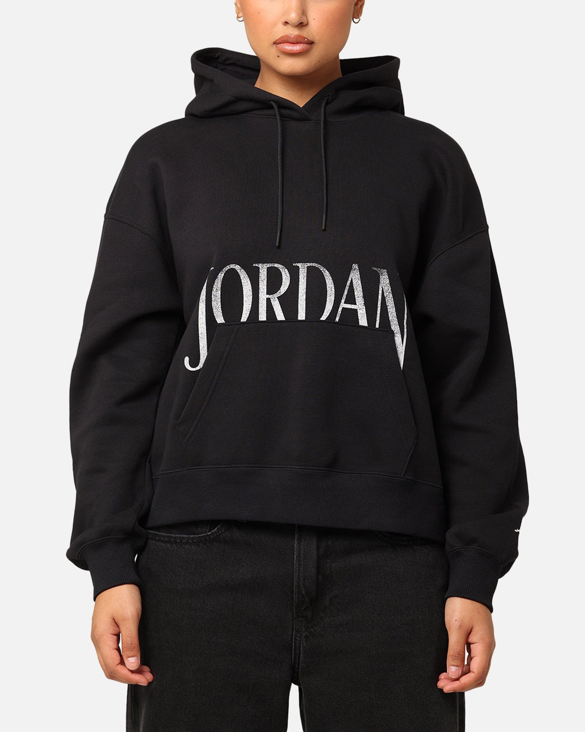HOT Products Jordan Women's Brooklyn Fleece Pullover Hoodie Black/Sail