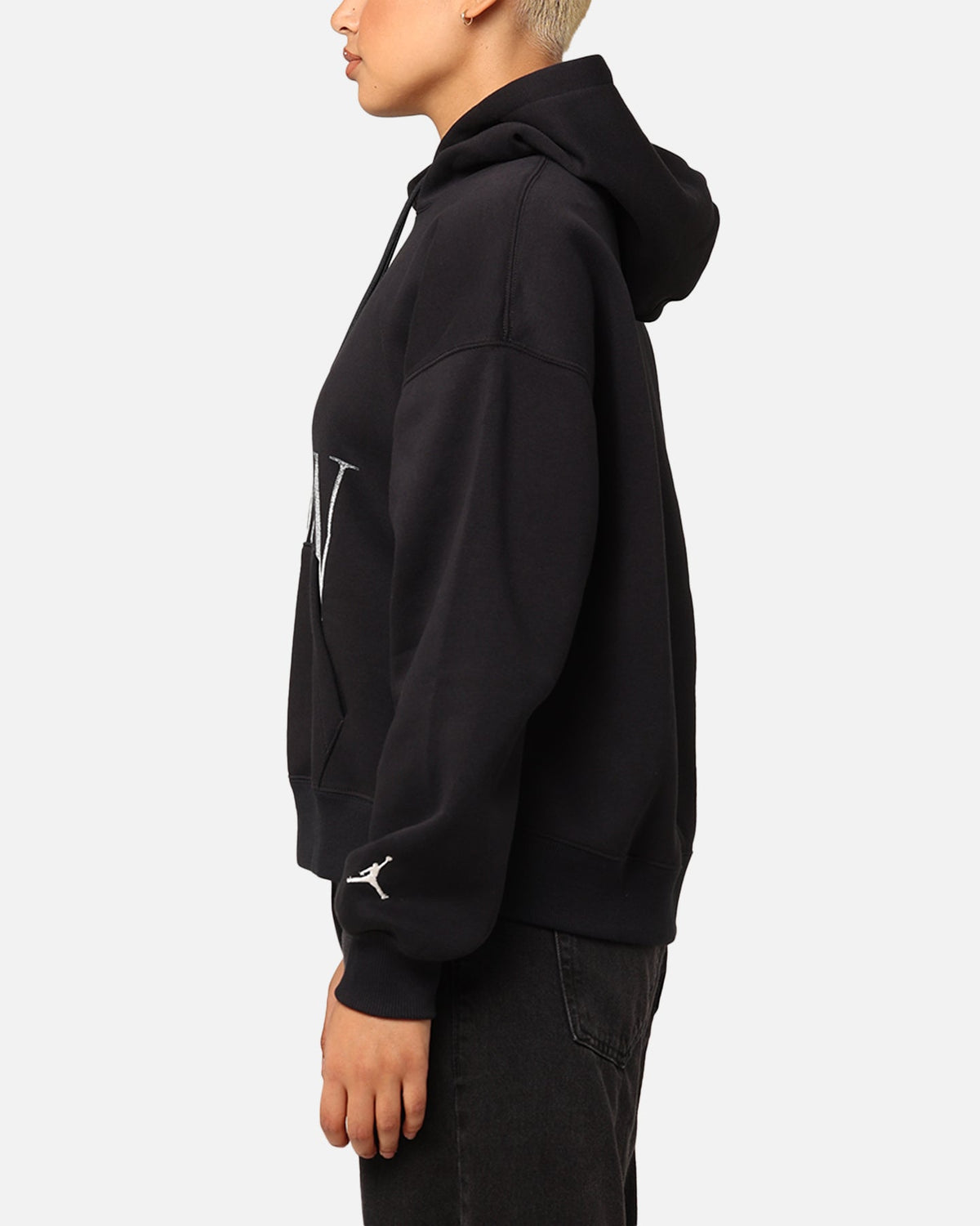 HOT Products Jordan Women's Brooklyn Fleece Pullover Hoodie Black/Sail