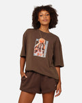 HOT Products Jordan Women's Oversized Graphic T-Shirt Baroque Brown/Legend Coffee