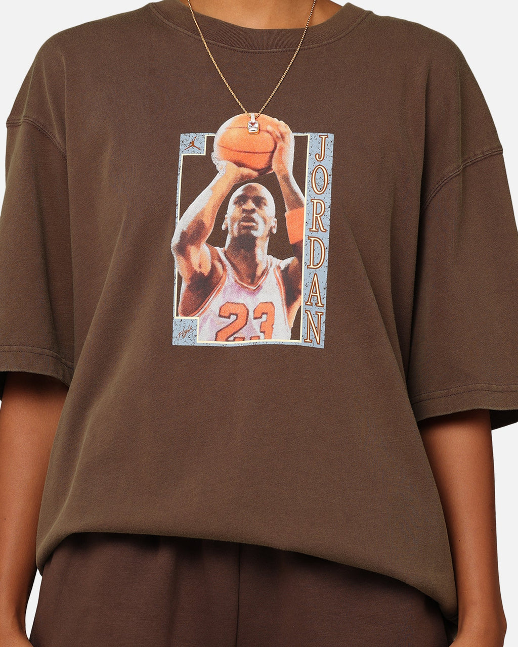 HOT Products Jordan Women's Oversized Graphic T-Shirt Baroque Brown/Legend Coffee
