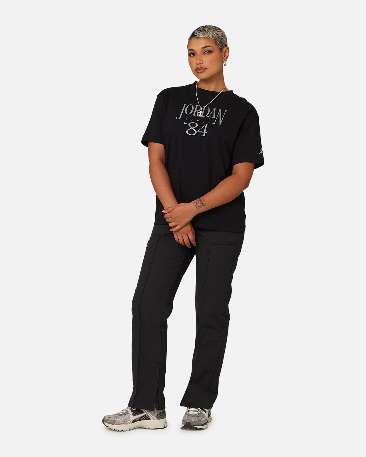 HOT Products Jordan Women's Heritage Graphic T-Shirt Black/Sail