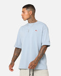 HOT Products Jordan Brand Sneaker Patch Crew T-Shirt Blue Grey