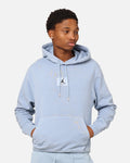 HOT Products Jordan Essentials Statement Wash Fleece Pullover Hoodie Blue Grey
