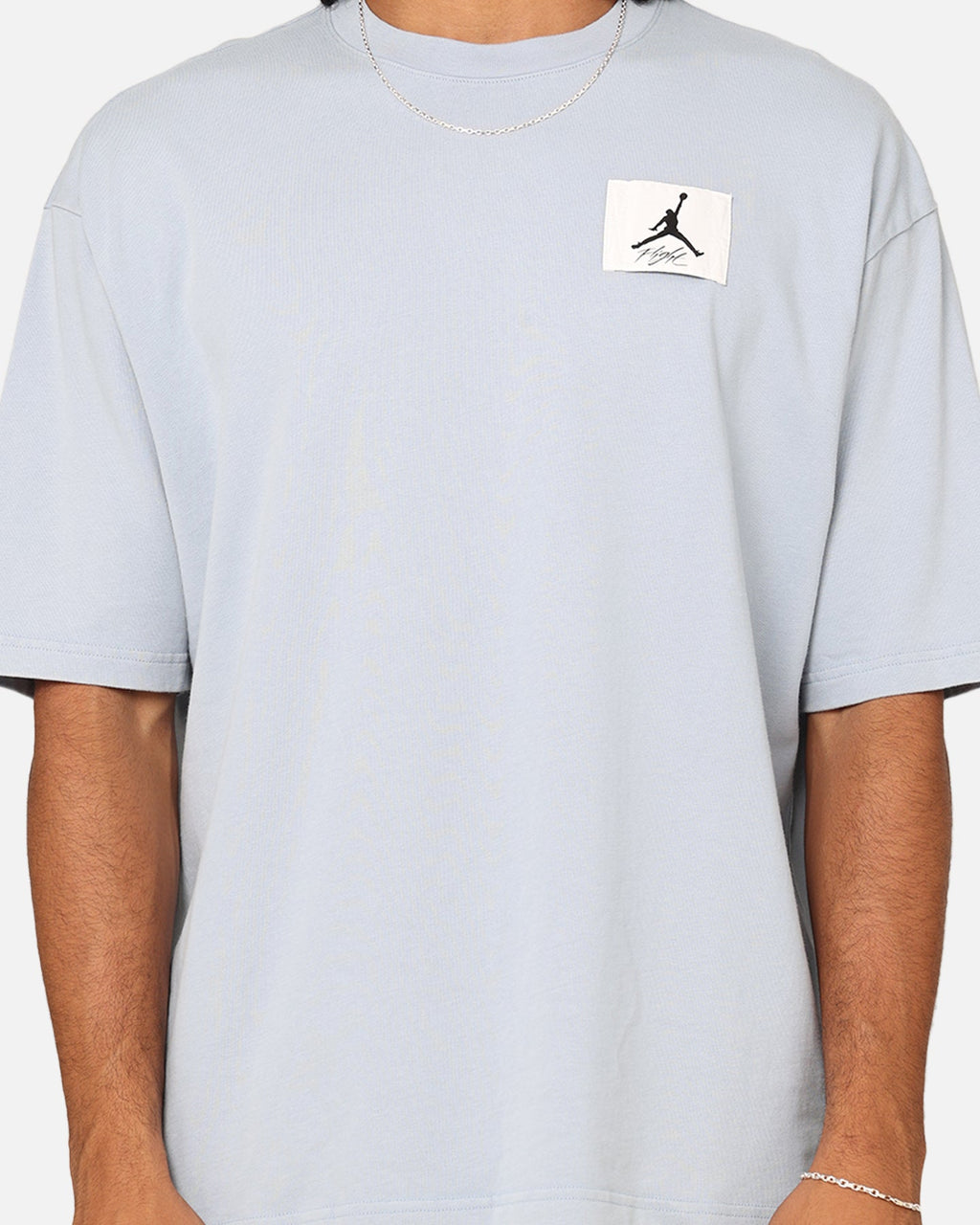 HOT Products Jordan Flight Essentials Oversized Crewneck T-Shirt Blue Grey