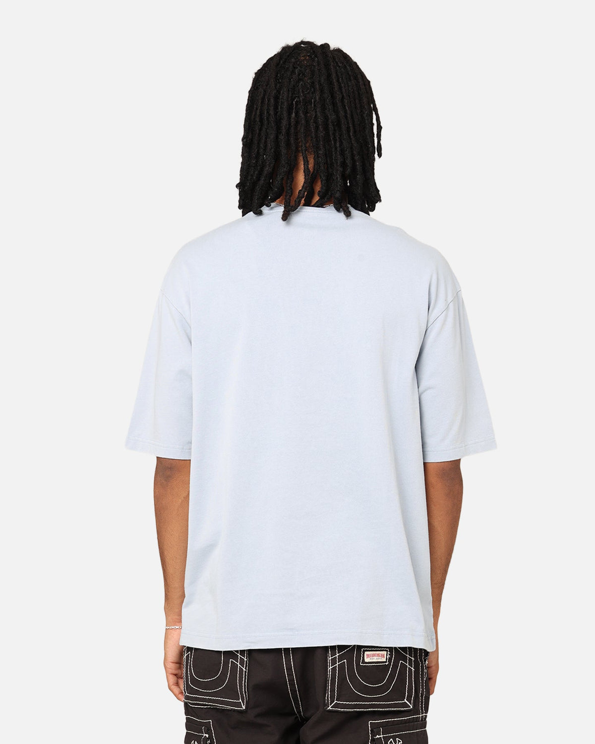 HOT Products Jordan Flight Essentials Oversized Crewneck T-Shirt Blue Grey
