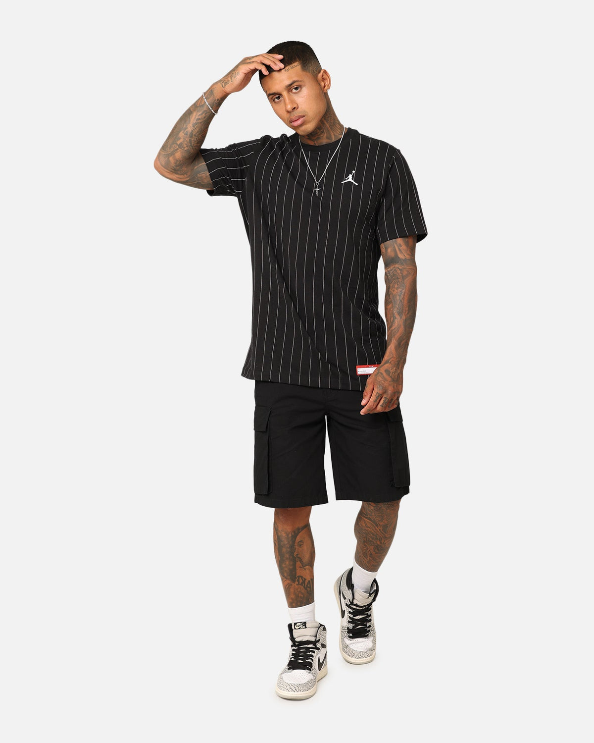 HOT Products Jordan Flight MVP Crew T-Shirt Black/White