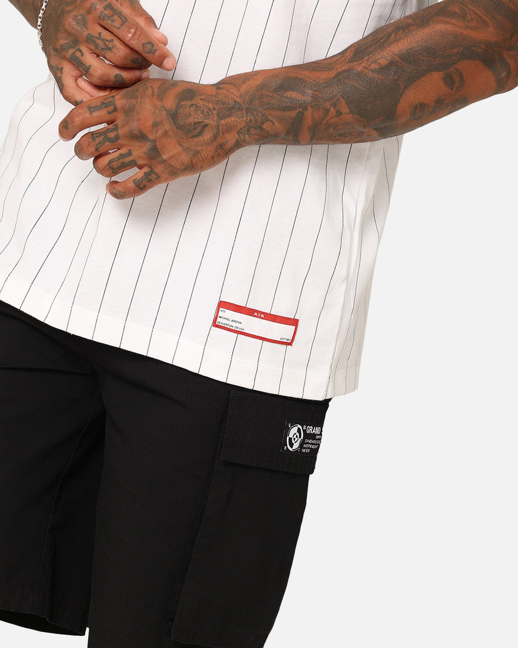 HOT Products Jordan Flight MVP Crew T-Shirt White/Dark Powder