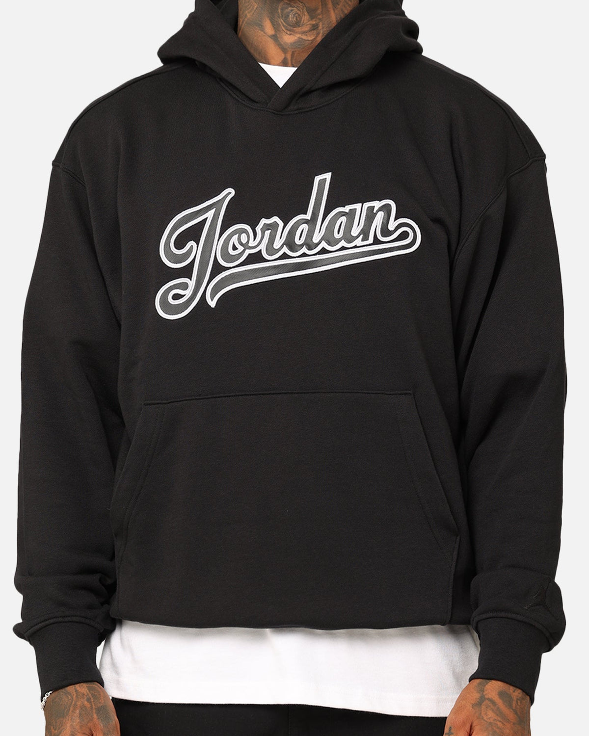 HOT Products Jordan Flight MVP Fleece Pullover Hoodie Black