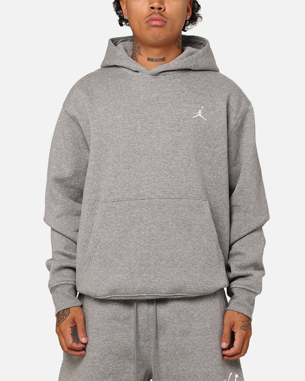 HOT Products Jordan Brooklyn Fleece Printed Pullover Hoodie Carbon Heather