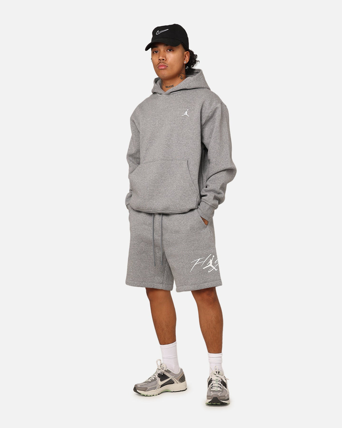 HOT Products Jordan Brooklyn Fleece Printed Pullover Hoodie Carbon Heather