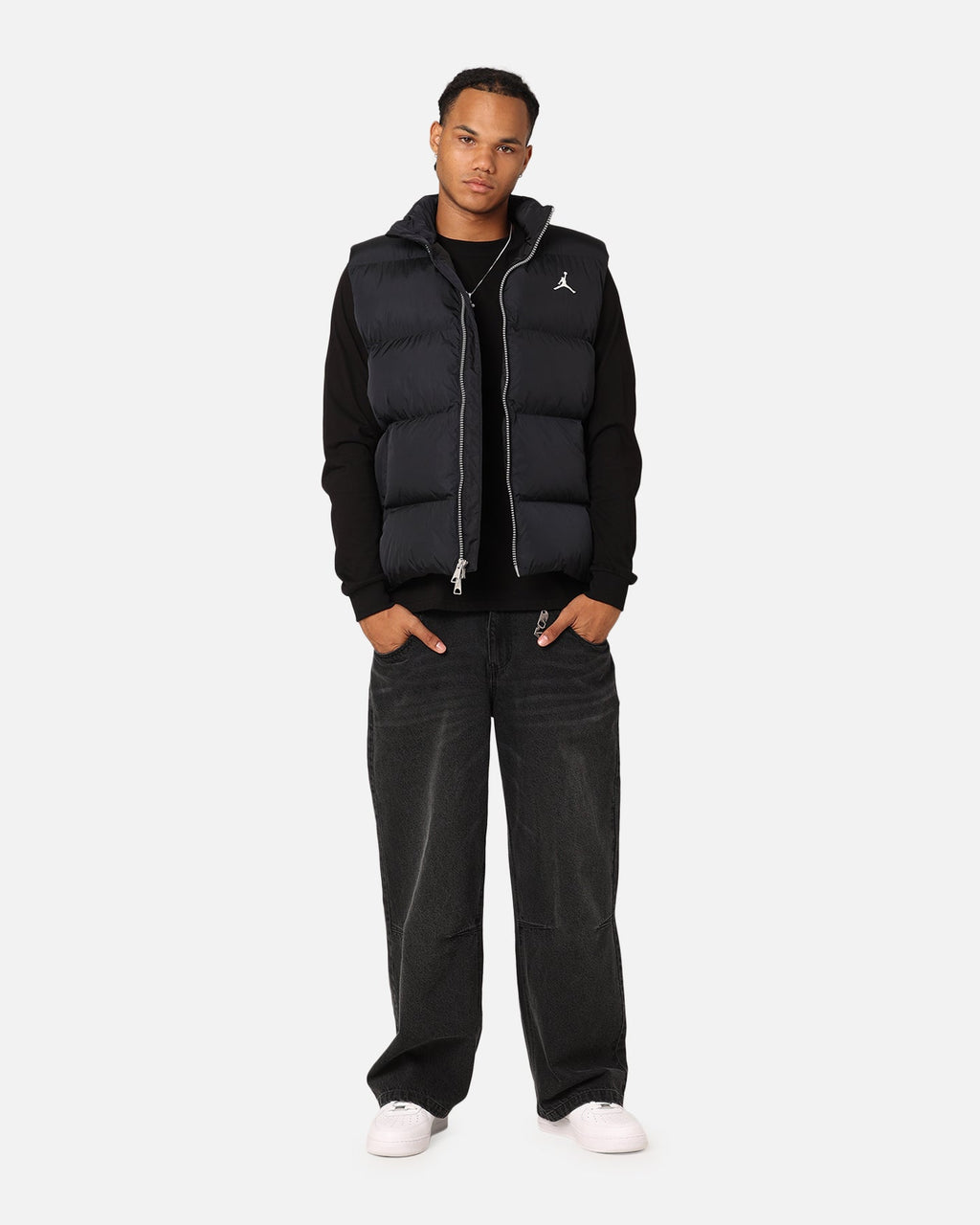 HOT Products Jordan Essentials Statement Eco Vest Black/Sail