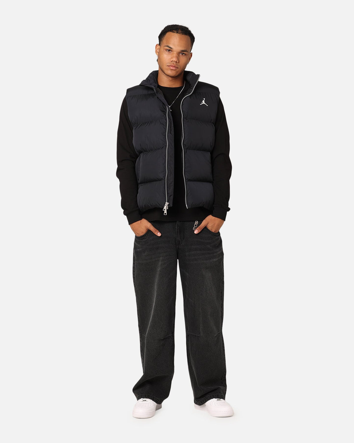 HOT Products Jordan Essentials Statement Eco Vest Black/Sail