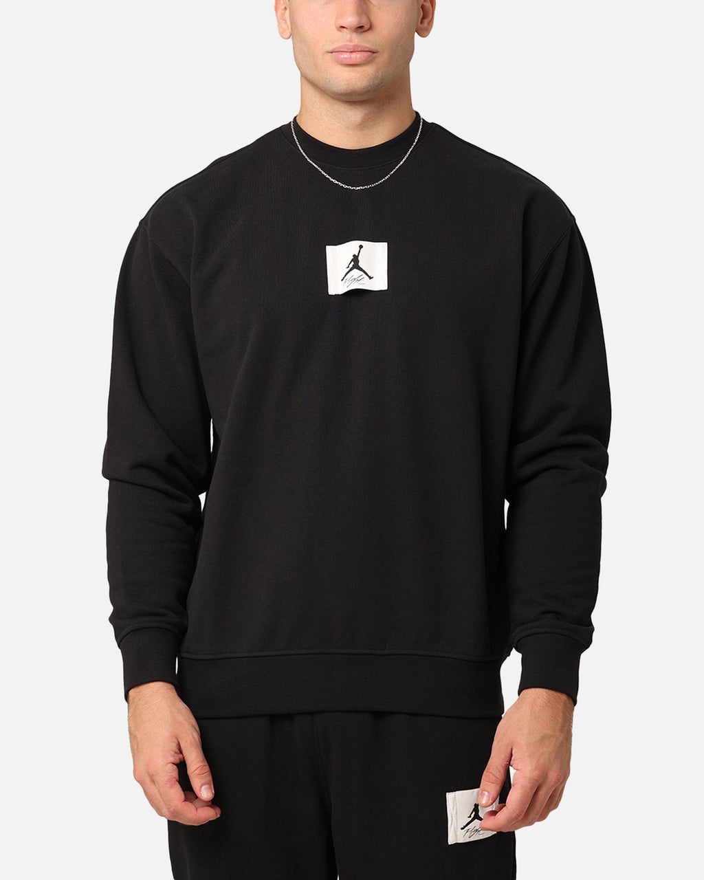 HOT Products Jordan Essentials Fleece Crewneck Sweatshirt Black