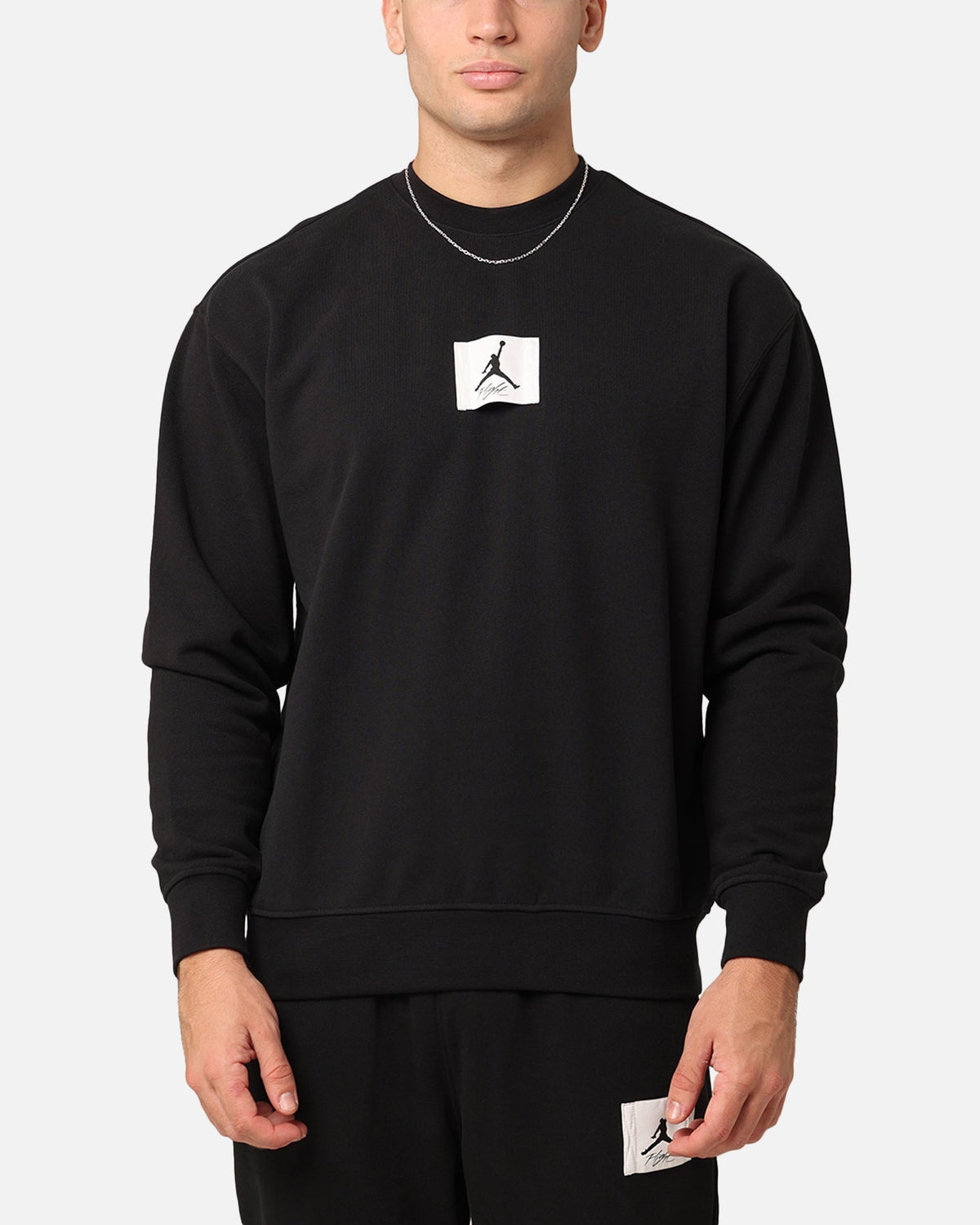 HOT Products Jordan Essentials Fleece Crewneck Sweatshirt Black
