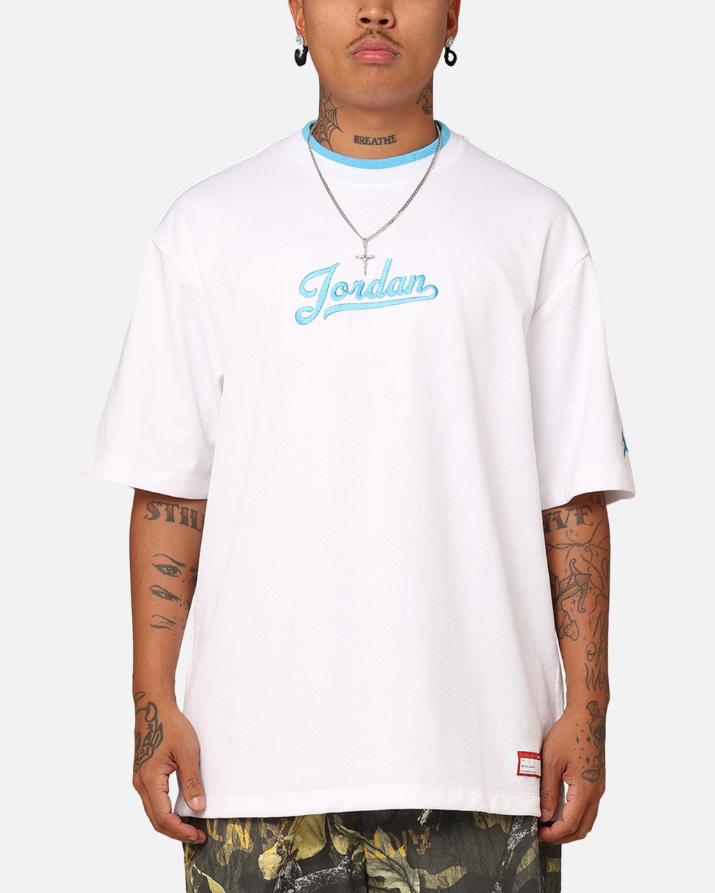 HOT Products Jordan Flight MVP T-Shirt White/Dark Powder