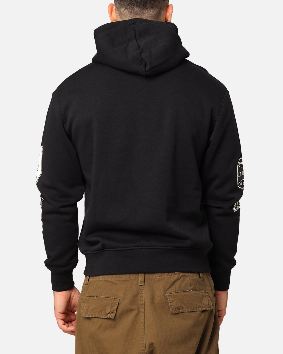 HOT Products Jordan Essentials Fleece Pullover Hoodie Black/White