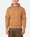 HOT Products Jordan Essentials Fleece Pullover Hoodie Dark Brown/White