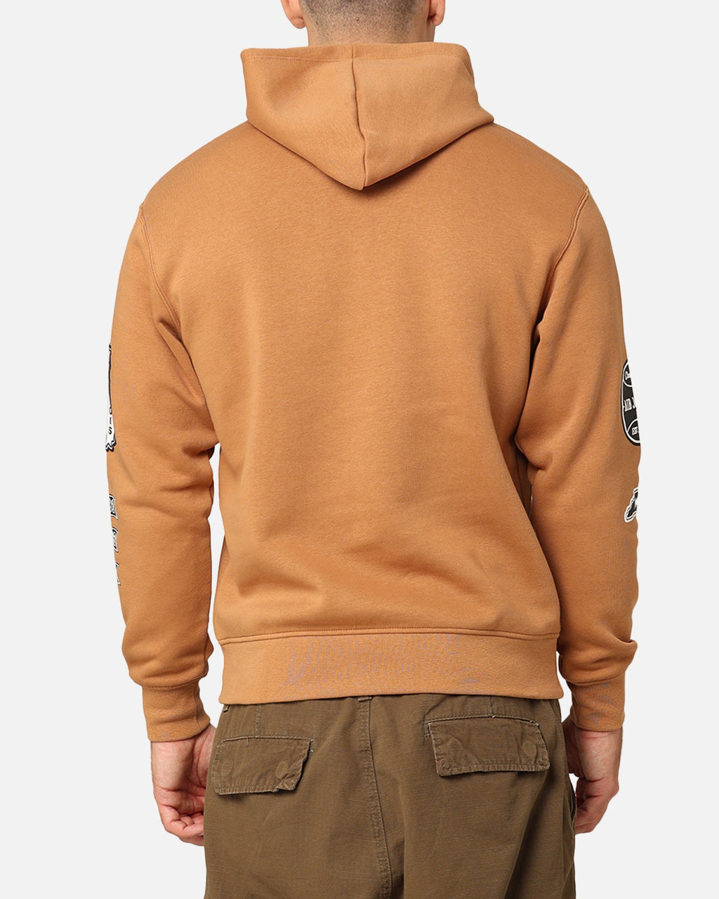 HOT Products Jordan Essentials Fleece Pullover Hoodie Dark Brown/White