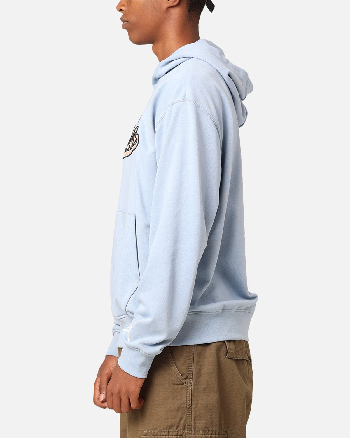 HOT Products Jordan Flight MVP Fleece Pullover Hoodie Blue Grey