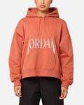 HOT Products Jordan Women's Brooklyn Fleece Pullover Hoodie Dusty Peach/Sail