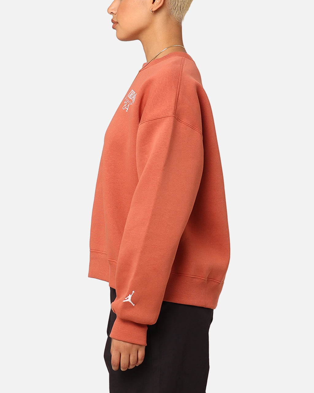 HOT Products Jordan Women's Brooklyn Fleece Crewneck Dusty Peach/Sail