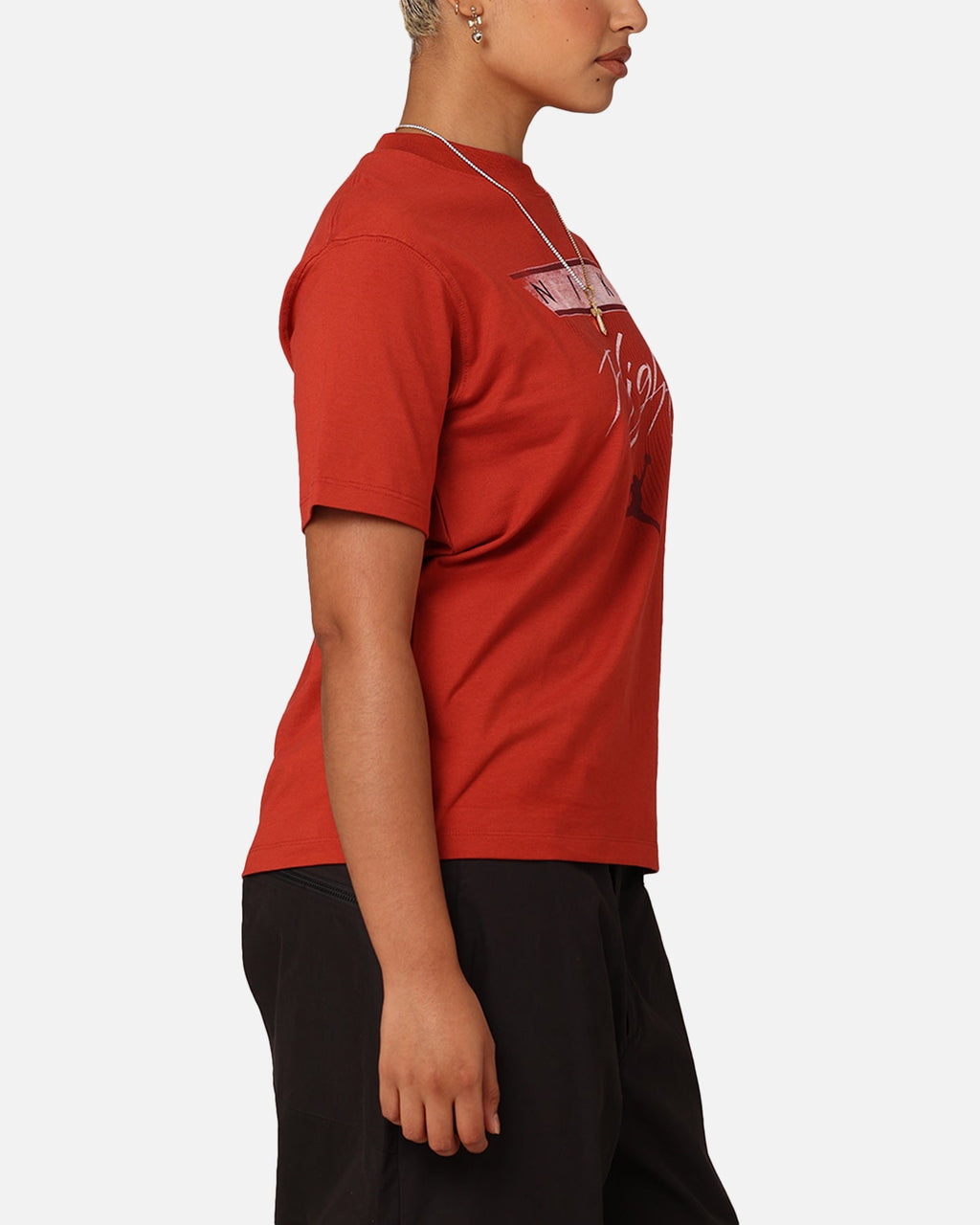 HOT Products Jordan Women's Flight Heritage Graphic T-Shirt Dune Red/Dusty