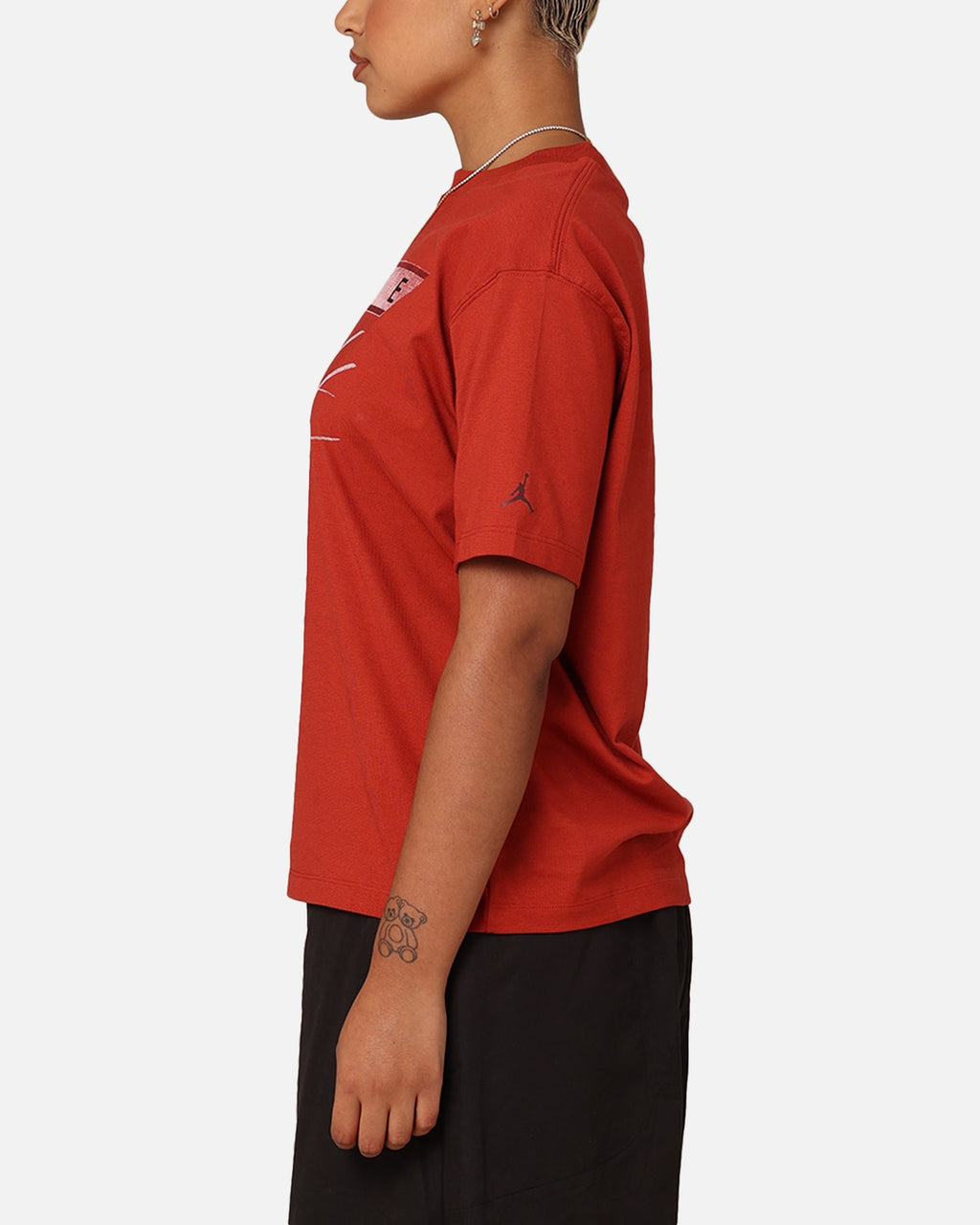 HOT Products Jordan Women's Flight Heritage Graphic T-Shirt Dune Red/Dusty