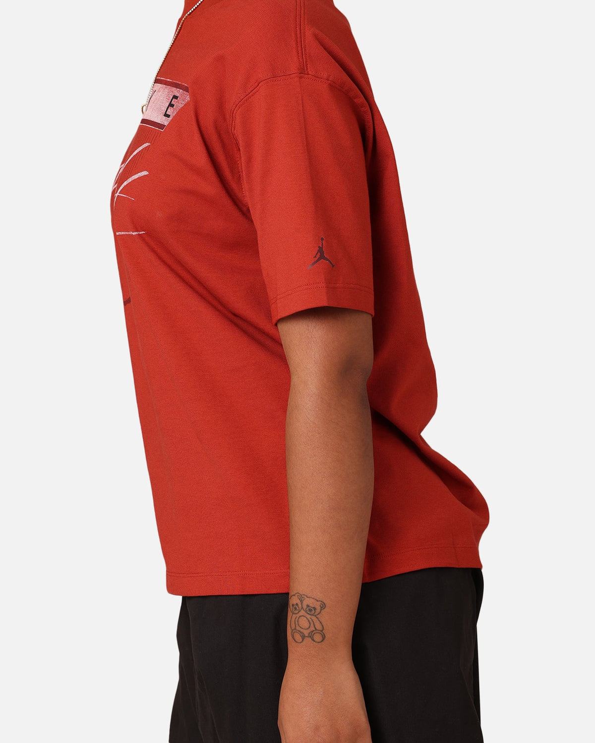 HOT Products Jordan Women's Flight Heritage Graphic T-Shirt Dune Red/Dusty