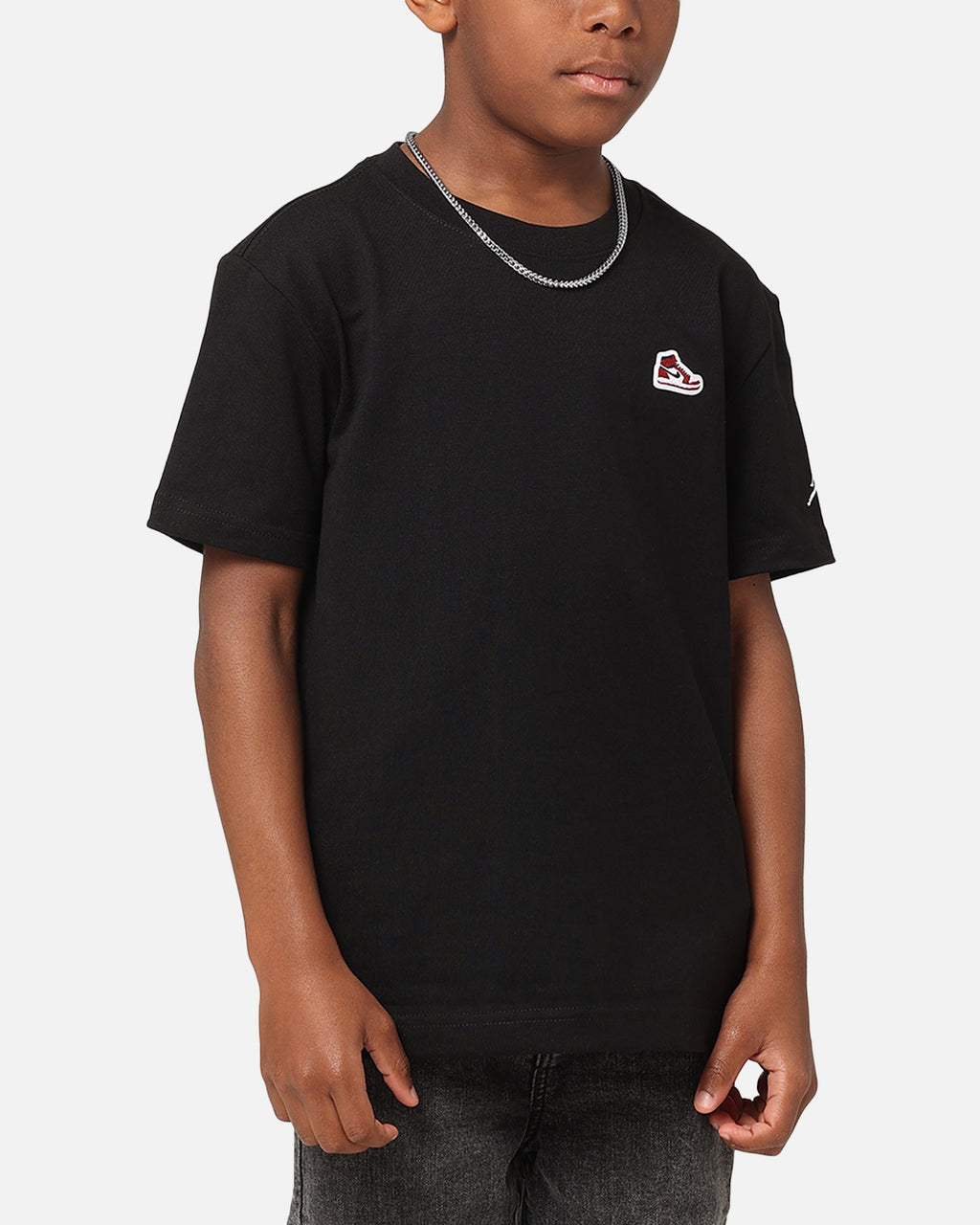 HOT Products Jordan Kids' AJ1 Patch T-Shirt Black