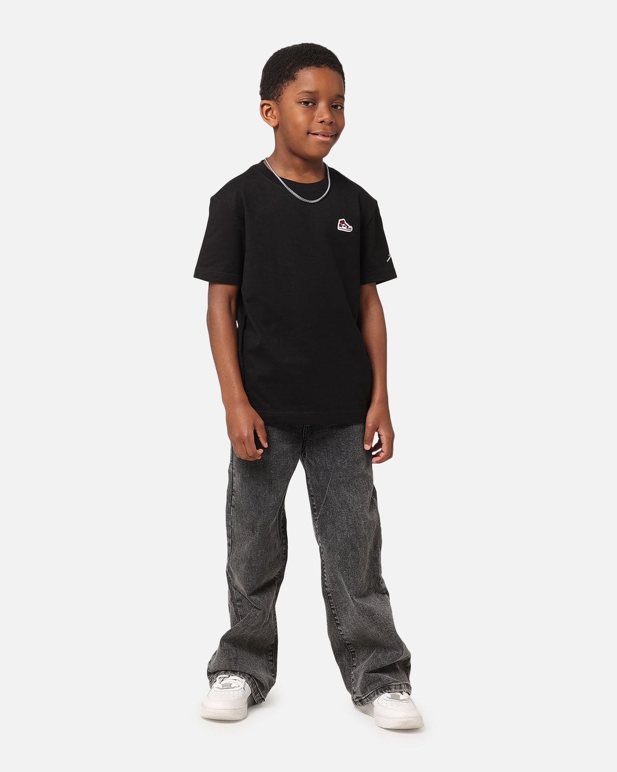 HOT Products Jordan Kids' AJ1 Patch T-Shirt Black