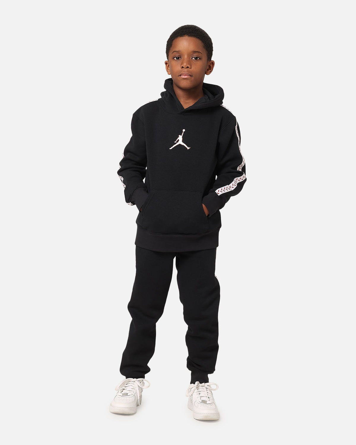 HOT Products Jordan Kids' Baseline Pullover Hoodie Black